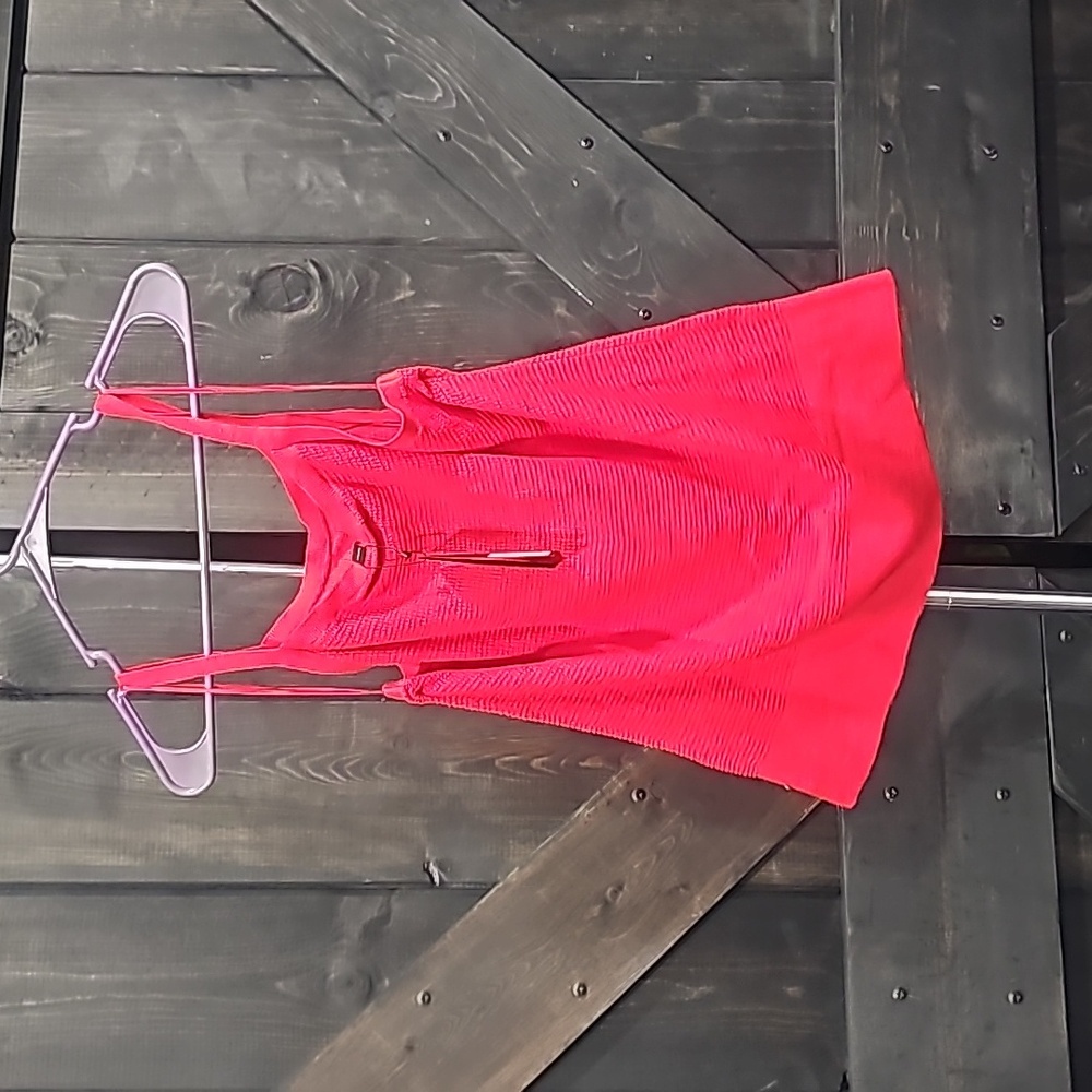 New with tags, banana republic, red top sweater material, very cute size, large